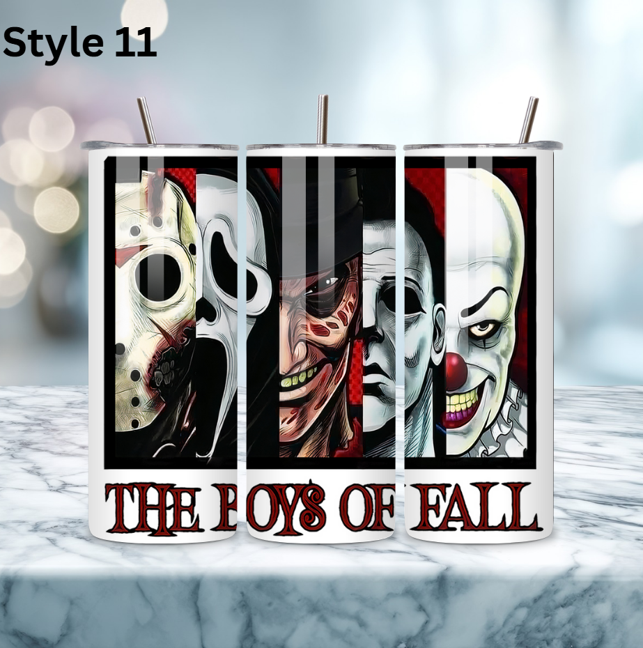 20oz Stainless Steel Tumbler - Horror Collection