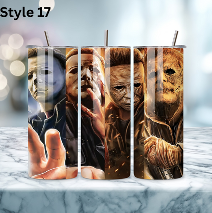 20oz Stainless Steel Tumbler - Horror Collection