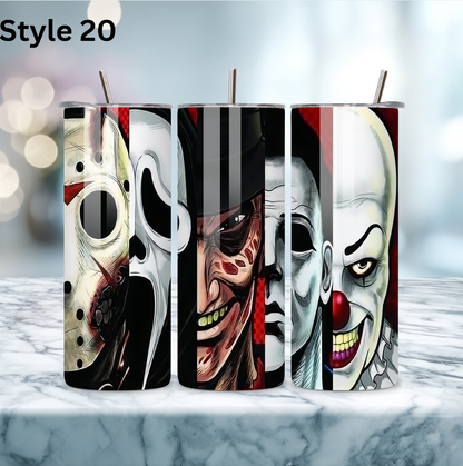 20oz Stainless Steel Tumbler - Horror Collection