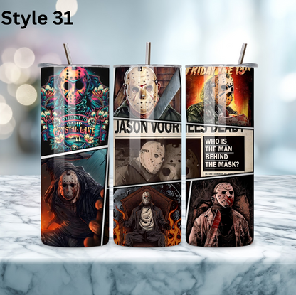 20oz Stainless Steel Tumbler - Horror Collection