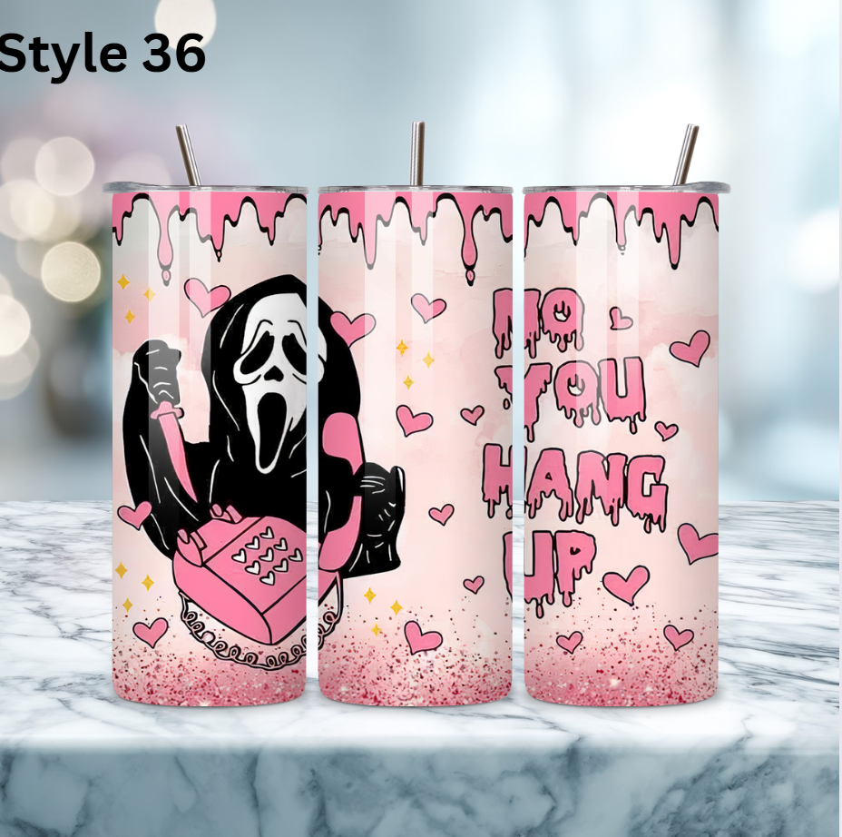 20oz Stainless Steel Tumbler - Horror Collection