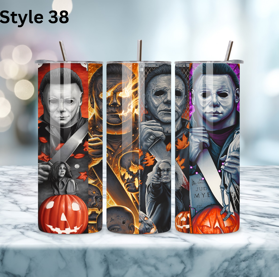 20oz Stainless Steel Tumbler - Horror Collection