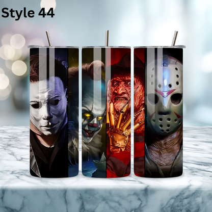 20oz Stainless Steel Tumbler - Horror Collection