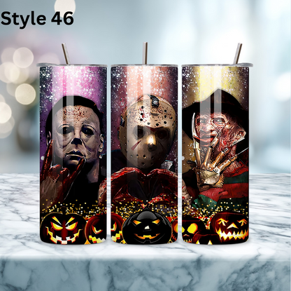 20oz Stainless Steel Tumbler - Horror Collection
