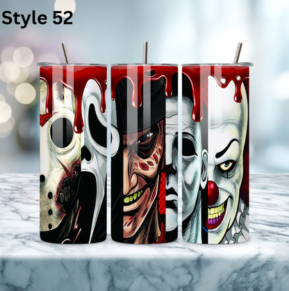 20oz Stainless Steel Tumbler - Horror Collection