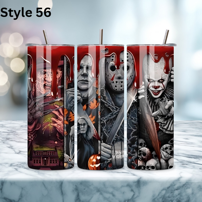 20oz Stainless Steel Tumbler - Horror Collection