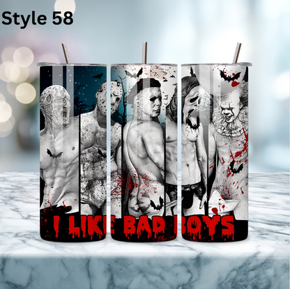 20oz Stainless Steel Tumbler - Horror Collection