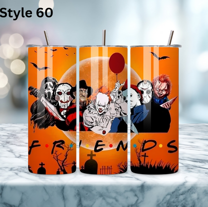 20oz Stainless Steel Tumbler - Horror Collection