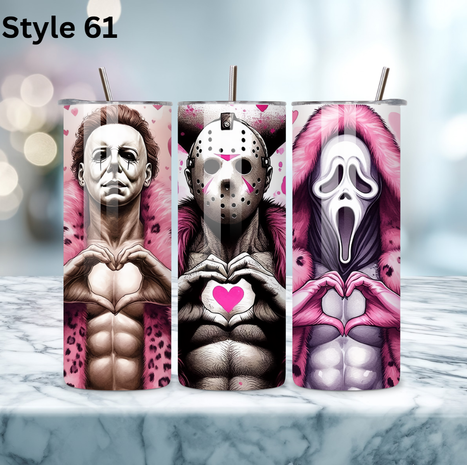 20oz Stainless Steel Tumbler - Horror Collection