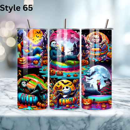 20oz Stainless Steel Tumbler - Horror Collection