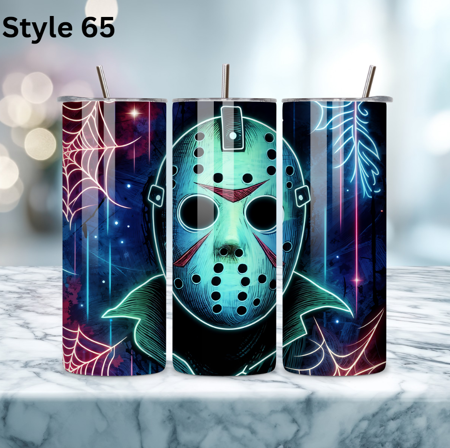 20oz Stainless Steel Tumbler - Horror Collection