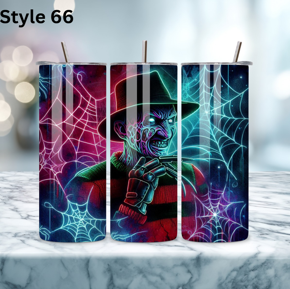20oz Stainless Steel Tumbler - Horror Collection