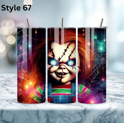20oz Stainless Steel Tumbler - Horror Collection