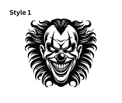 Horror Themed Car Vinyl Decals