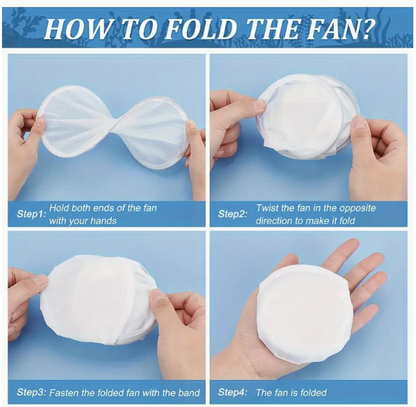 Custom Hand-Held Fan Disk With Cover