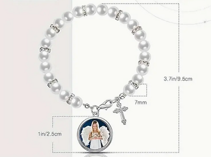 Custom Rosary Bead Style Bracelet
