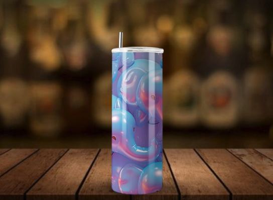 20oz Stainless Steel Tumbler 3D wrap collection