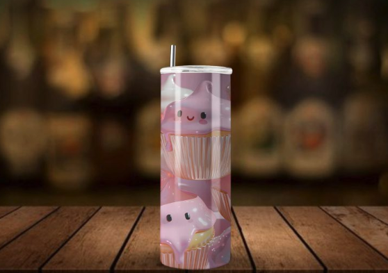 20oz Stainless Steel Tumbler 3D wrap collection