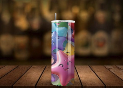 20oz Stainless Steel Tumbler 3D wrap collection