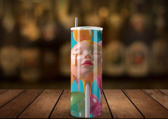 20oz Stainless Steel Tumbler 3D wrap collection