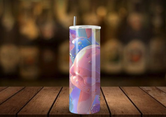 20oz Stainless Steel Tumbler 3D wrap collection