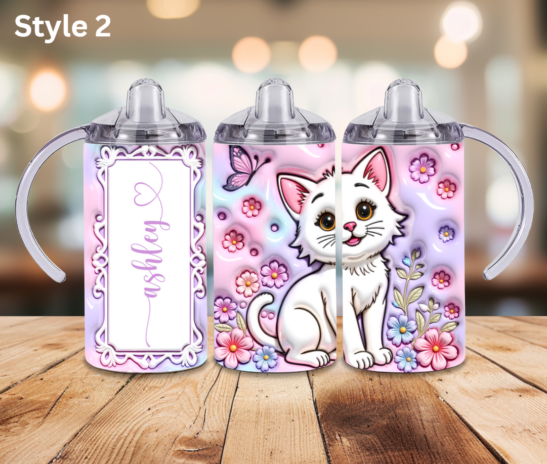 12oz Stainless Steel Tumbler- Personalised Collection - Sippy Cup