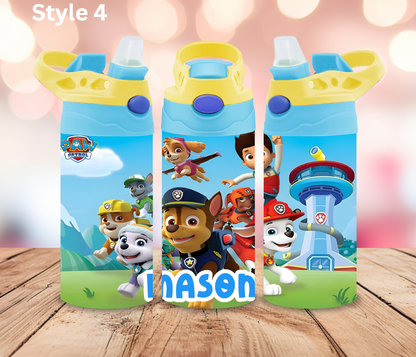 12oz Stainless Tumbler - Personalised Character Collection - Pop Up Spout
