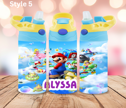 12oz Stainless Tumbler - Personalised Character Collection - Pop Up Spout