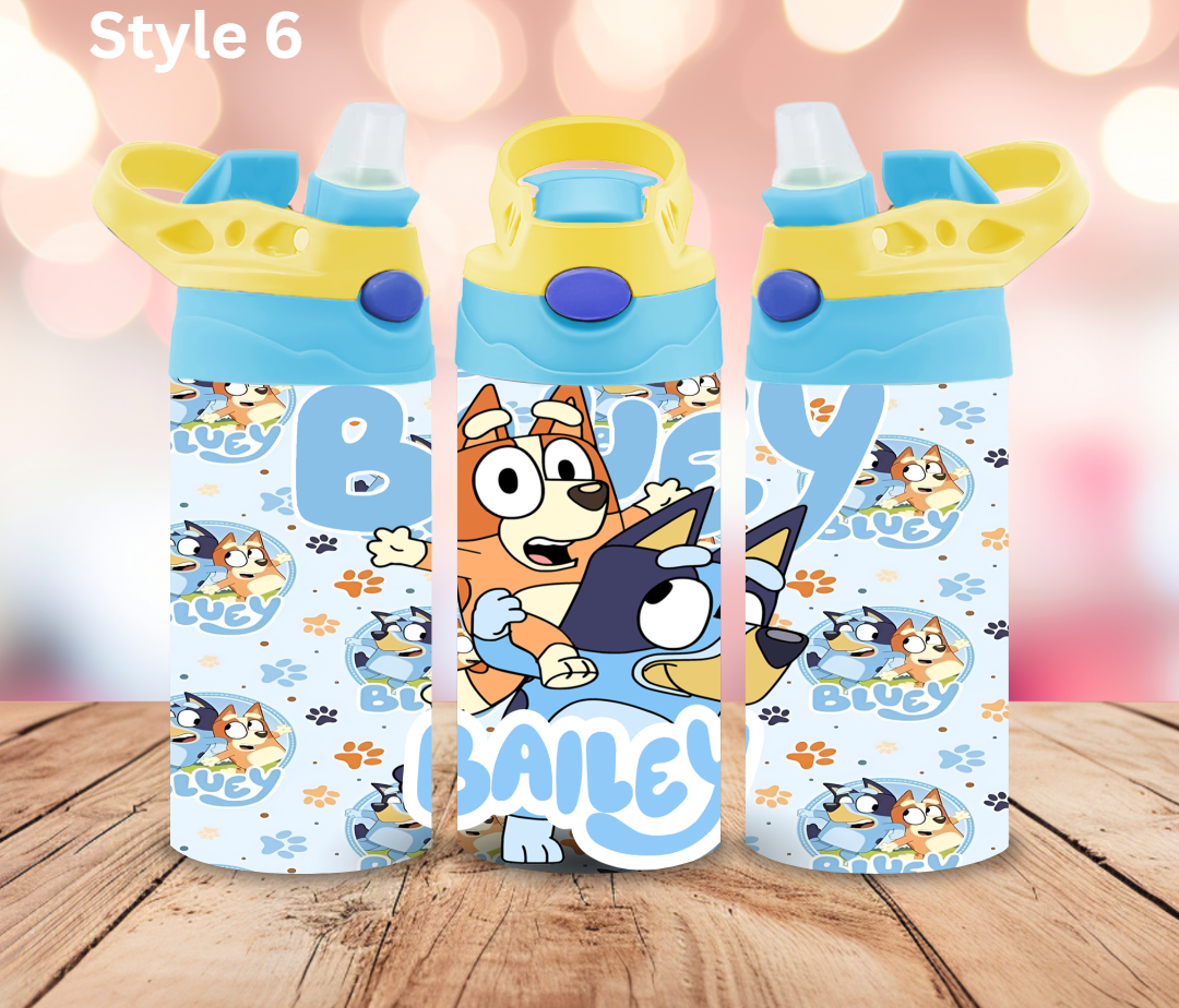 12oz Stainless Tumbler - Personalised Character Collection - Pop Up Spout