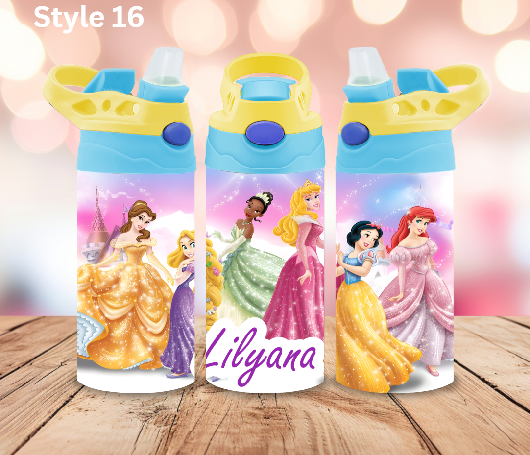 12oz Stainless Tumbler - Personalised Character Collection - Pop Up Spout