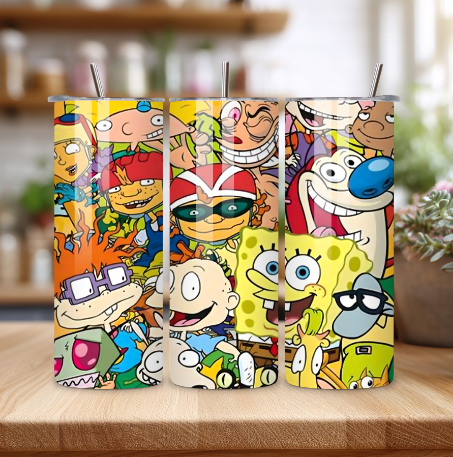 20oz Stainless Steel Tumbler - 90's Collection
