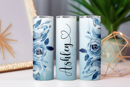 20oz Stainless Steel Tumbler Personalised Flower Collection