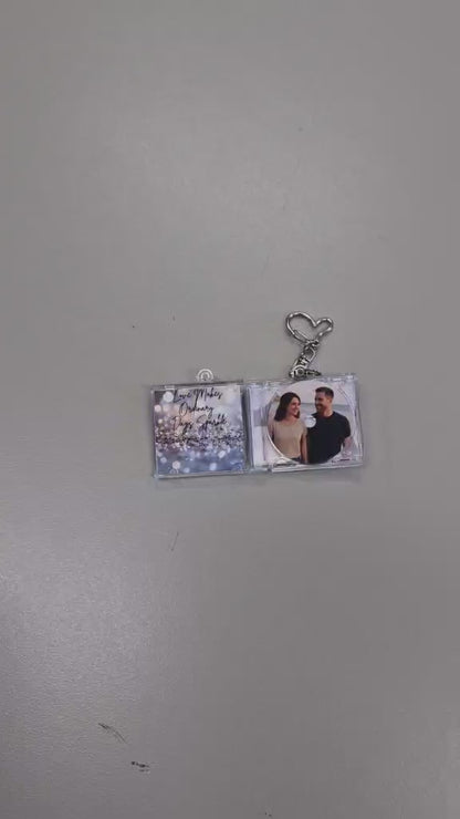 Custom NFC Mini CD Case Keychain